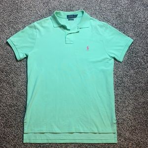 Mint Green Polo Shirt - Medium